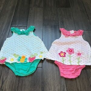 Bundle Koala baby, sleeveless onesie dresses